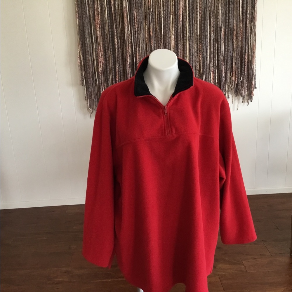 Pullover fleece sweater